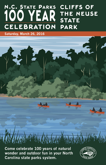 Cliffs of the Neuse Commemorative Poster