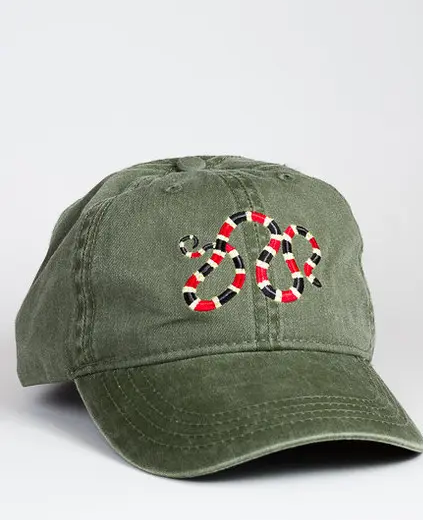 NC State Parks Adjusting Baseball Hat - Coralsnakehat-Coral Snake