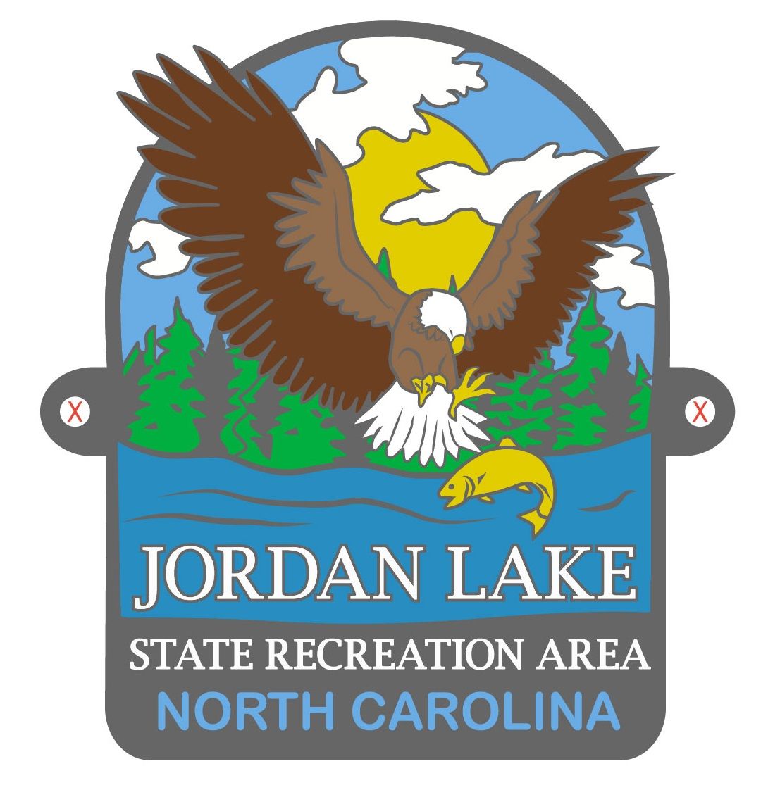 Jordan Lake Hiking Medallion