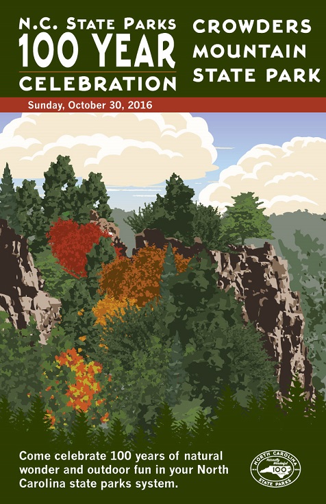 Crowders Mountain Commemorative Poster