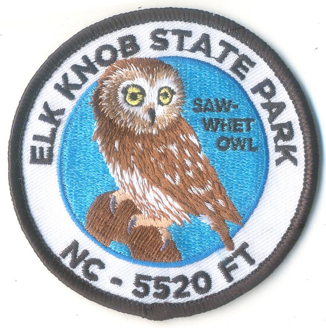 Elk Knob Owl Patch