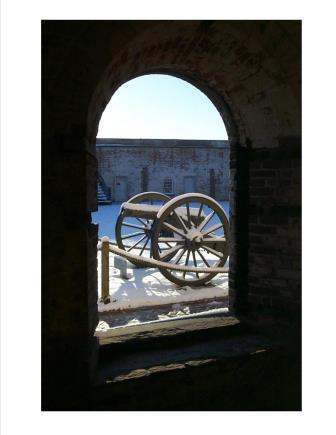 Fort Macon Window Photo