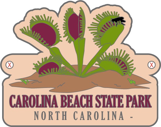 Carolina Beach SP Flytrap Medallion-CABE flytrap HM